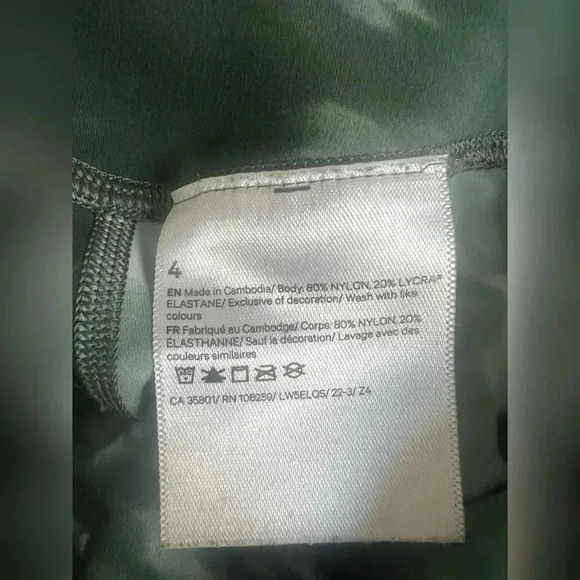 Lululemon Align High Rise 28” Leggings Diamond Dye Smoked Spruce Size 4 - Picture 5 of 6